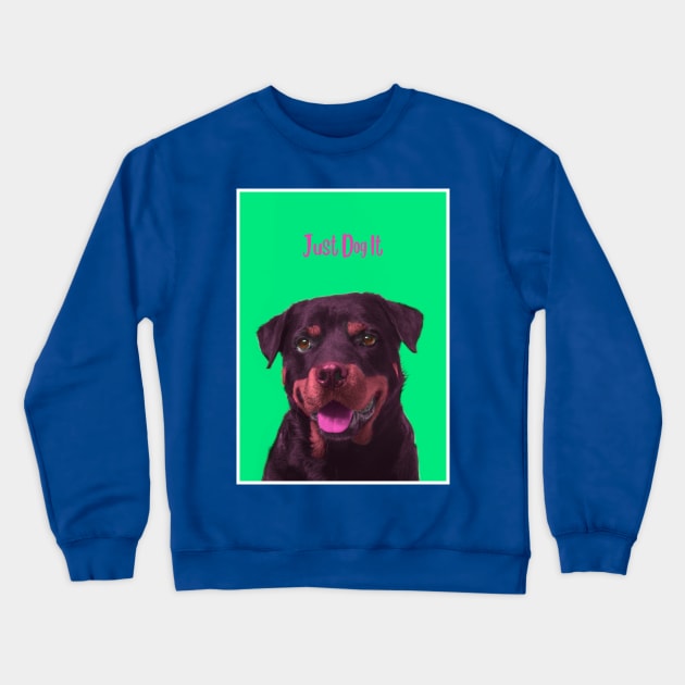 Just Dog It Atka Crewneck Sweatshirt by BabyDogFace